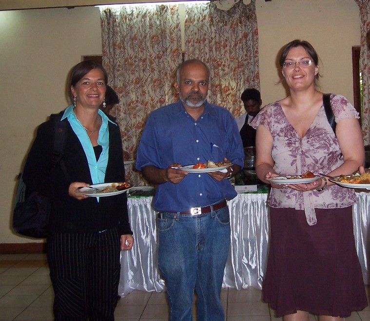 Prof. RK with Claudia and Holder