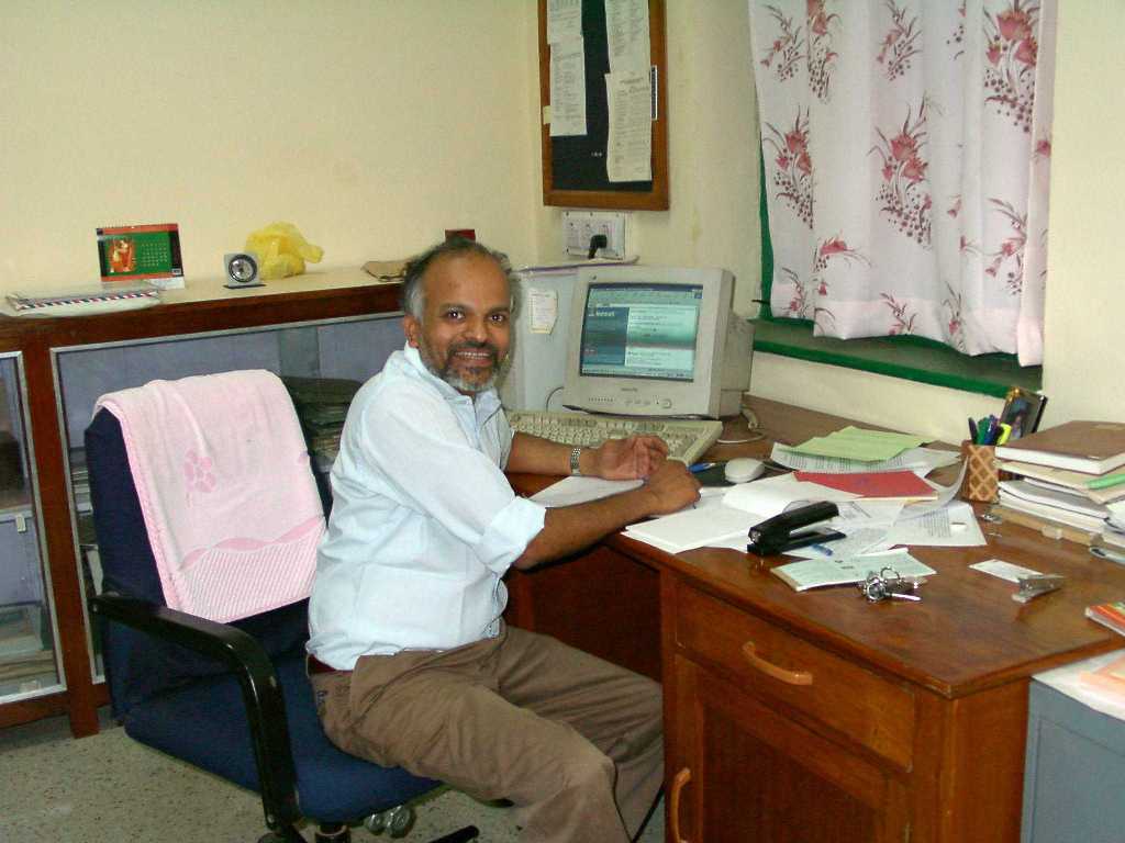 Prof. S. Ramakrishnan in Office